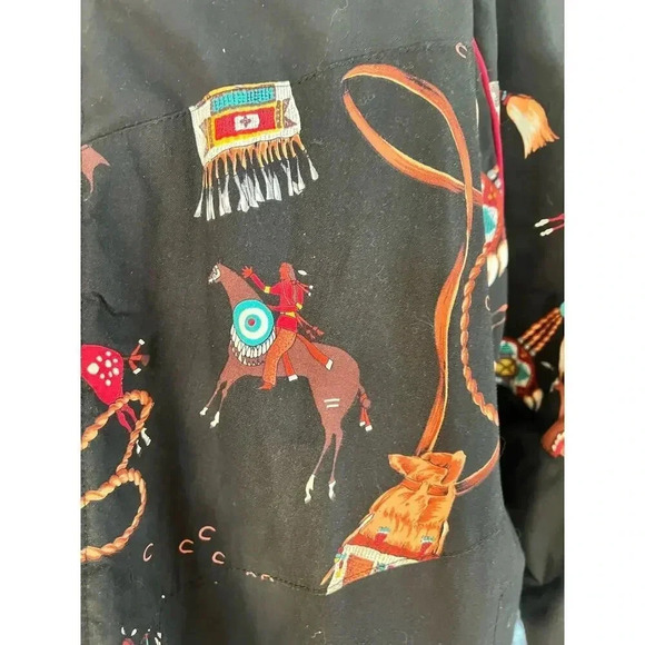 award desgin apparel cowboys and indians bomber bee-wild jacket size XXL - Picture 3 of 8